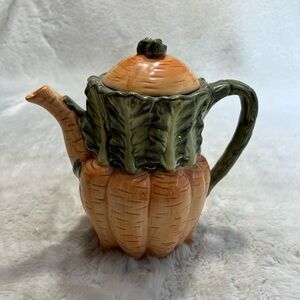 Vintage Design PAC Tea Pot vegetable carrots garden collectible
